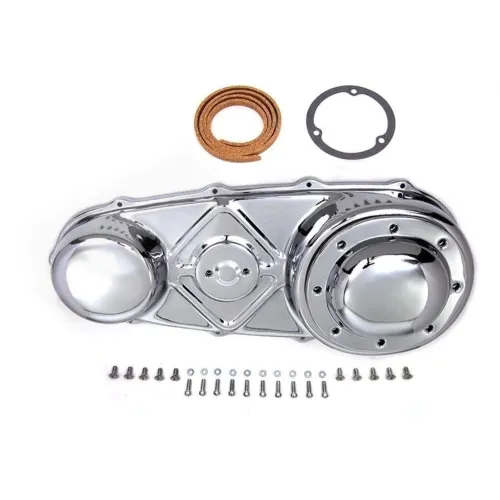 PartzBiz HD: 3445924-Chrome Outer Primary Cover Hardware Gasket Derby Clutch Kit Harley Panhead 74” PartzBiz HD: 3445924-Chrome Outer Primary Cover Hardware Gasket Derby Clutch Kit Harley Panhead 74”