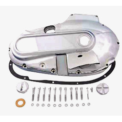 PartzBiz HD 43-0237 - Replica Chrome Primary Cover Kit With Gasket Harley Ironhead Sportster 1971-1976