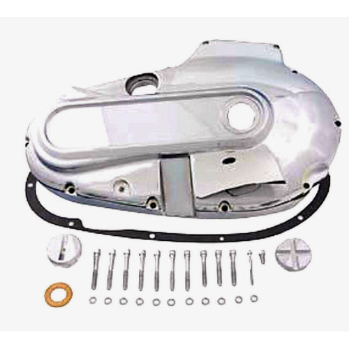 PartzBiz HD: 3452884-Replica Chrome Primary Cover Kit With Gasket Harley Ironhead Sportster 1971-1976 PartzBiz HD: 3452884-Replica Chrome Primary Cover Kit With Gasket Harley Ironhead Sportster 1971-1976