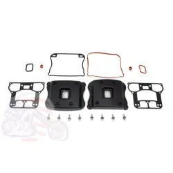 PartzBiz HD 42-0353 - Flat Black Rocker Box กล่องครอบคลุมชุดปะเก็นชุด Harley Sportster 2007-2020 XL PartzBiz HD 42-0353 - Flat Black Rocker Box กล่องครอบคลุมชุดปะเก็นชุด Harley Sportster 2007-2020 XL