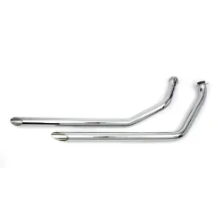 PartzBiz HD 30-3017 - Chrome 1 3/4‚” Drag Pipes Slash Cut Exhaust 1970-1984 FX Shovelhead Super Glide PartzBiz HD 30-3017 - Chrome 1 3/4‚” Drag Pipes Slash Cut Exhaust 1970-1984 FX Shovelhead Super Glide
