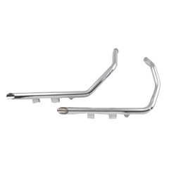 PartzBiz HD 30-0070 - 1 3/4” Chrome Side Slash Cut Custom Drag Pipes Exhaust 04-2006 Harley Sportster PartzBiz HD 30-0070 - 1 3/4” Chrome Side Slash Cut Custom Drag Pipes Exhaust 04-2006 Harley Sportster