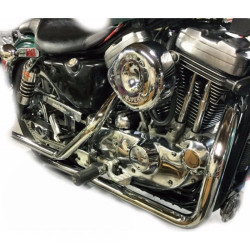 PartzBiz HD 30-3012 - 1 3/4” Chrome Slash Cut Custom Drag Pipes Exhaust 1986-2003 Harley Sportster XL PartzBiz HD 30-3012 - 1 3/4” Chrome Slash Cut Custom Drag Pipes Exhaust 1986-2003 Harley Sportster XL