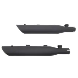 PartzBiz HD 30-0571 - สีดำSide-Slash Slip-Onท่อไอเสียท่อไอเสีย 04-13 Harley Sportster 883 1200