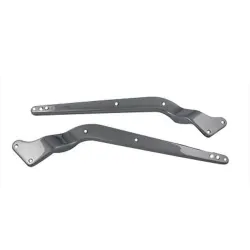 PartzBiz HD 50-2040 - Chrome ด้านหลัง Oem Replica Fender Struts Struts ชุดคู่ Harley Softail Custom FXST