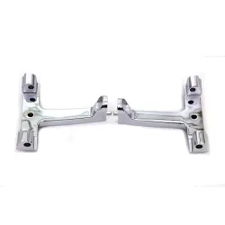 PartzBiz HD 27-0561 - Chrome ผู้โดยสารด้านหลัง Footboard Floorboard Mounts Kit ชุด Harley Touring Dresser PartzBiz HD 27-0561 - Chrome ผู้โดยสารด้านหลัง Footboard Floorboard Mounts Kit ชุด Harley Touring Dresser