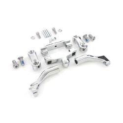 PartzBiz HD 27-1522 - ใหม่ปรับผู้โดยสารปลายเตียงเท้าบอร์ด Mount ชุดติดตั้ง Harley Touring PartzBiz HD 27-1522 - ใหม่ปรับผู้โดยสารปลายเตียงเท้าบอร์ด Mount ชุดติดตั้ง Harley Touring