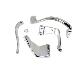 PartzBiz HD 22-0956 - V-Twin Chrome Further Forward Mid Control Kit Foot Pegs Harley Dyna FXD 06-17 PartzBiz HD 22-0956 - V-Twin Chrome Further Forward Mid Control Kit Foot Pegs Harley Dyna FXD 06-17