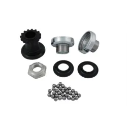 PartzBiz HD 24-0655 - 45 Neck Cup Kit Ball Bearing Springer Front End Forks Install 7/8 Stem Spring