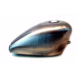 PartzBiz HD 38-0117 - Raw Replica 2.4 Sportster Peanut Steel ถังแก๊สแข็ง Mount Harley Sportster XL