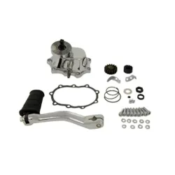 PartzBiz HD 22-1020 - Chrome Kick Starter Kicker Conversion สี่ 4 สปีดชุดเกียร์ Harley 36-84