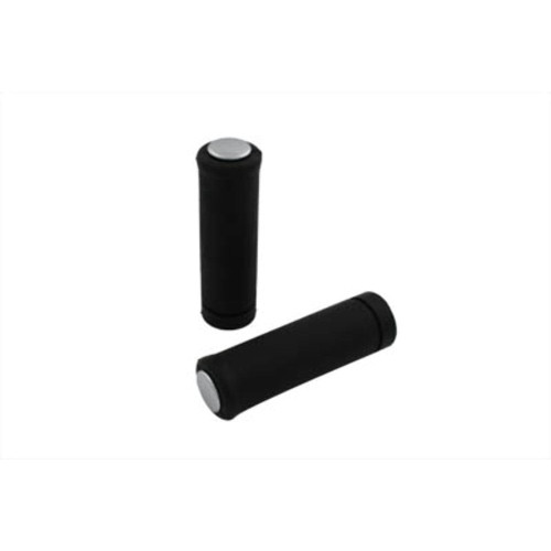 PartzBiz HD: 3454366-V-Twin Replica Stock Black Chrome Handlebar 1” Grip Set Pair Harley Custom 74+ PartzBiz HD: 3454366-V-Twin Replica Stock Black Chrome Handlebar 1” Grip Set Pair Harley Custom 74+