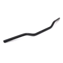 PartzBiz HD 25-0563 - แฮนด์บาร์แบบรางเรียบแบบ Rise Drag Bar ขนาด 3 นิ้ว สีดำ ไม่มีลักยิ้ม Harley Ironhead Sportster