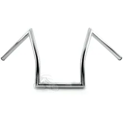 PartzBiz HD 25-0871 - แฮนด์บาร์ Chrome Z 11‚” Harley Softail Dyna Road King Sportster XL Chopper