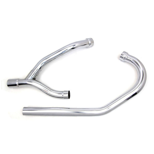 PartzBiz HD: 3447262-Chrome 2 เป็น 1 เปลี่ยน Y ท่อท่อไอเสียชุดท่อ Harley 1952-1953 K PartzBiz HD: 3447262-Chrome 2 เป็น 1 เปลี่ยน Y ท่อท่อไอเสียชุดท่อ Harley 1952-1953 K