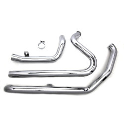PartzBiz HD 30-0632 - ท่อไอเสีย Chrome True Dual Crossover สำหรับ Harley Dresser Touring 2010-2016 PartzBiz HD 30-0632 - ท่อไอเสีย Chrome True Dual Crossover สำหรับ Harley Dresser Touring 2010-2016