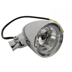 PartzBiz HD 33-0924 - Chrome 3-1/2‚” 3.5‚” ไฟหน้าบิลเล็ต Harley Sportster Dyna Softail Chopper Bobber