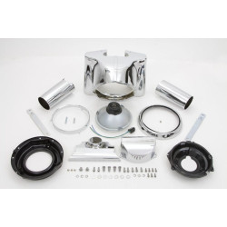 PartzBiz HD 33-0092 - Freight Train 7‚” ฝาครอบไฟหน้าโครเมียม ชุด Nacelle Harley Softail Fatboy FLSTF PartzBiz HD 33-0092 - Freight Train 7‚” ฝาครอบไฟหน้าโครเมียม ชุด Nacelle Harley Softail Fatboy FLSTF