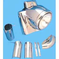 PartzBiz HD 24-0318 - ใหม่ชุดไฟหน้า Cowl Nacelle ที่สมบูรณ์ของ Chrome Harley Touring PartzBiz HD 24-0318 - ใหม่ชุดไฟหน้า Cowl Nacelle ที่สมบูรณ์ของ Chrome Harley Touring