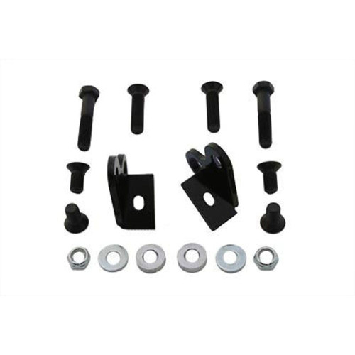PartzBiz HD: 3441446-1.5” Rear Shock Lowering Kit Black Bracket Harley FLT Touring Models 1997-2001
