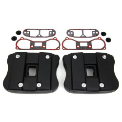 PartzBiz HD 42-0368 - Matte Black Rocker Box Boxes Covers Gasket Set Kit Harley Sportster 1991-2003 XL PartzBiz HD 42-0368 - Matte Black Rocker Box Boxes Covers Gasket Set Kit Harley Sportster 1991-2003 XL