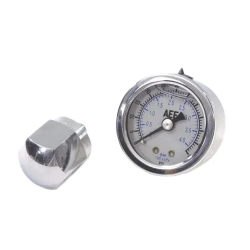 PartzBiz HD: 3460569-Chrome Rocker Box Shaft End Liquid เครื่องวัดความดันน้ำมัน Harley Ironhead Shovelhead PartzBiz HD: 3460569-Chrome Rocker Box Shaft End Liquid เครื่องวัดความดันน้ำมัน Harley Ironhead Shovelhead