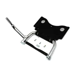 PartzBiz HD 16-1110 - Chrome Adjustable Service Center Stand Jack 09 Up Harley Touring Dresser Bagger