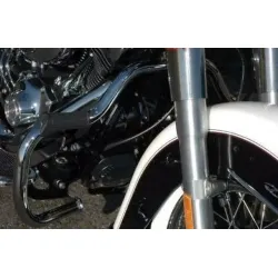 PartzBiz HD 51-0995 + HARDWARE - การ์ดแครชบาร์หนวดด้านหน้าโครเมียม Harley 84-99 Softail FLST Heritage PartzBiz HD 51-0995 + HARDWARE - การ์ดแครชบาร์หนวดด้านหน้าโครเมียม Harley 84-99 Softail FLST Heritage