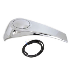 PartzBiz HD 39-0571 - Chrome Smooth Custom ถังแก๊ส Dash Cover ฝาปิดฝาถังน้ำมัน 03-07 Harley Touring PartzBiz HD 39-0571 - Chrome Smooth Custom ถังแก๊ส Dash Cover ฝาปิดฝาถังน้ำมัน 03-07 Harley Touring