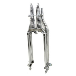 PartzBiz HD 49-2909 - 18” Inline Chrome Replica Springer Front Fork Assembly Harley Knucklehead Pan BT PartzBiz HD 49-2909 - 18” Inline Chrome Replica Springer Front Fork Assembly Harley Knucklehead Pan BT