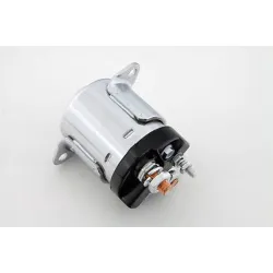 PartzBiz HD 32-0637 - Accel Chrome 5 Five Speed Sealed Starter Solenoid Harley Shovelhead EVO Big Twin