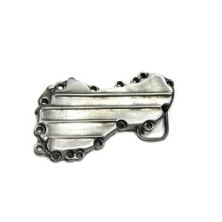 PartzBiz HD 48-0471 - Panhead Harley เครื่องยนต์ Motor Cam Cover เครื่องแต่งกายเข็มขัดหัวเข็มขัดสัญลักษณ์ Duo Hydra Glide