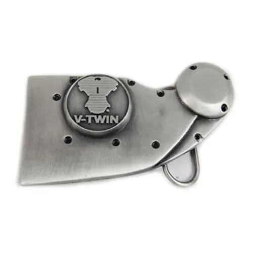 PartzBiz HD: 3457208-V-Twin Silver Patina 4” x 2” Belt Buckle Cover Harley Sportster XL Points System PartzBiz HD: 3457208-V-Twin Silver Patina 4” x 2” Belt Buckle Cover Harley Sportster XL Points System
