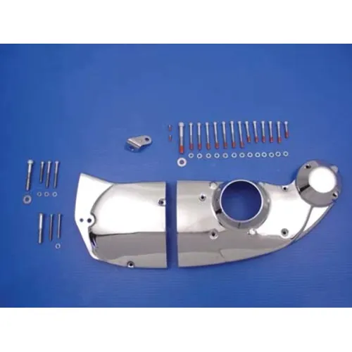 PartzBiz HD: 3459804-ชุดแต่งฝาครอบเฟืองท้าย Chrome Cam Sprocket สำหรับ Harley Sportster XL 2004+