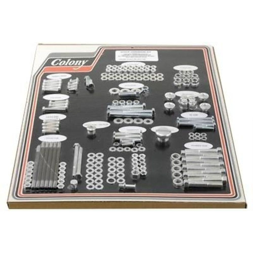 PartzBiz HD: 3447004-Colony Stock ฮาร์ดแวร์เครื่องยนต์ครบชุด Bolt Cadmium Set Kit Harley Ironhead XLCH PartzBiz HD: 3447004-Colony Stock ฮาร์ดแวร์เครื่องยนต์ครบชุด Bolt Cadmium Set Kit Harley Ironhead XLCH