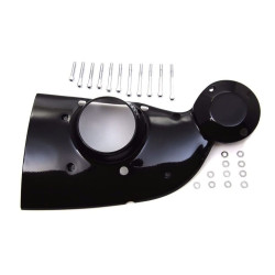 PartzBiz HD 42-0358 - Gloss Powder Black Cam Cover Case Chest Trim Dress Up Harley Sportster Evo 5 spd PartzBiz HD 42-0358 - Gloss Powder Black Cam Cover Case Chest Trim Dress Up Harley Sportster Evo 5 spd