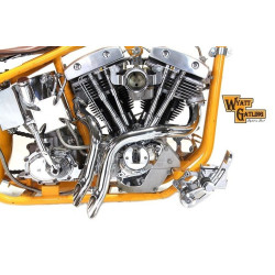 PartzBiz HD 30-0721 - 1 3/4” LAF L.A.F Chrome Y Down Draft Drag Pipes Exhaust 71-84 Harley Shovelhead PartzBiz HD 30-0721 - 1 3/4” LAF L.A.F Chrome Y Down Draft Drag Pipes Exhaust 71-84 Harley Shovelhead