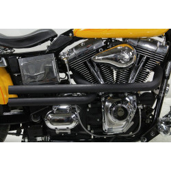 PartzBiz HD 29-0211 - ใหม่ Radii Black Shotgun Exhaust System ชุดท่อลากสีดำ 1991-2017 Harley Dyna PartzBiz HD 29-0211 - ใหม่ Radii Black Shotgun Exhaust System ชุดท่อลากสีดำ 1991-2017 Harley Dyna