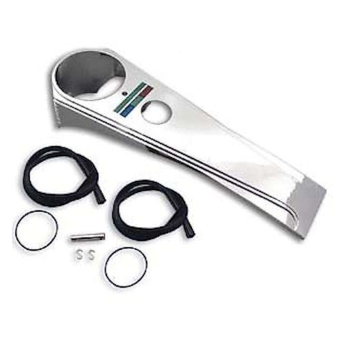 PartzBiz HD: 3452084-New Chrome Long Rider 1 Piece Dash Panel Harley Davidson Softail & Shovelhead