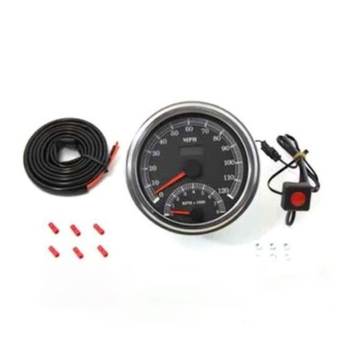 PartzBiz HD: 3459453-V-Twin Speedometer Tachometer Combo Harley Softail Shovelhead Custom Bobber Chop