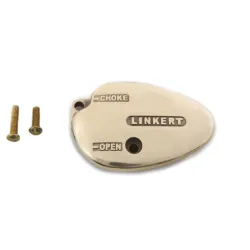 PartzBiz HD 34-1240 - Brass Bronze Linkert Schebler Carb Cover Air Dam บังนก Harley WL EL FL PartzBiz HD 34-1240 - Brass Bronze Linkert Schebler Carb Cover Air Dam บังนก Harley WL EL FL
