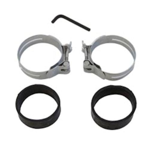 PartzBiz HD: 3445625-Chrome Intake Manifold Band Seal Clamp Set Kit Harley Shovelhead และ Sportster