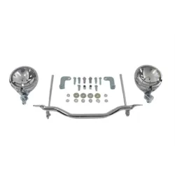 PartzBiz HD 33-2030 - V-Twin ด้านหน้า Chrome Spotlamp Passing Lights ชุด Harley Softail FLST 86-01 PartzBiz HD 33-2030 - V-Twin ด้านหน้า Chrome Spotlamp Passing Lights ชุด Harley Softail FLST 86-01