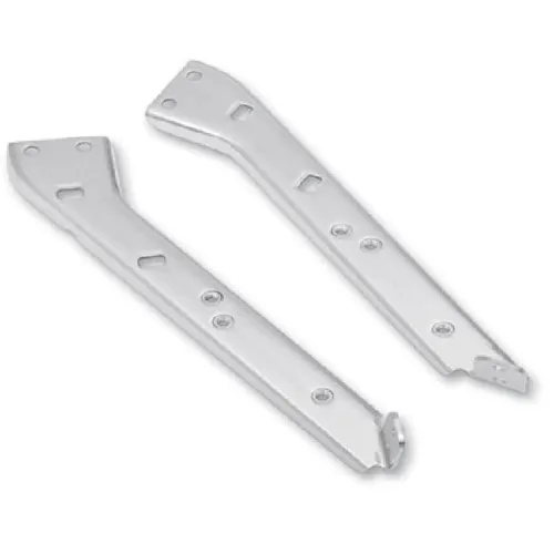 PartzBiz HD: 3445568-Chrome Heavy Duty HD Saddlebag Rails สนับสนุนวงเล็บชุด Harley Touring Dresser PartzBiz HD: 3445568-Chrome Heavy Duty HD Saddlebag Rails สนับสนุนวงเล็บชุด Harley Touring Dresser