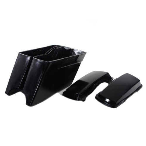 PartzBiz HD: 3441819-V-Twin Raw Plastic Stretched Saddlebag Lid Set Harley Touring Bagger 1998-2013