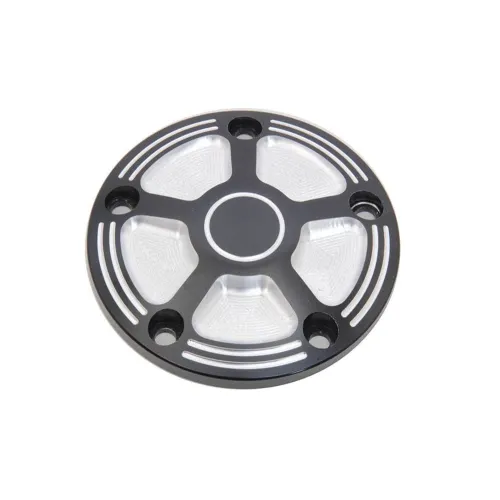 PartzBiz HD: 3445534-Black Contrast Cut 5-Hole Nose Cone Cover Harley Softail Dyna Touring Twin-Cam PartzBiz HD: 3445534-Black Contrast Cut 5-Hole Nose Cone Cover Harley Softail Dyna Touring Twin-Cam