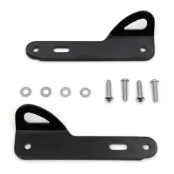 PartzBiz HD 50-0623 - Black Front End Strap Trailer Hook Tie-Down Brackets 2014-2020 Harley Touring