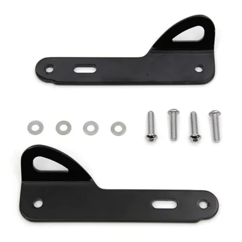 PartzBiz HD: 3445582-Black Front End Strap Trailer Hook Tie-Down Brackets 2014-2020 Harley Touring PartzBiz HD: 3445582-Black Front End Strap Trailer Hook Tie-Down Brackets 2014-2020 Harley Touring