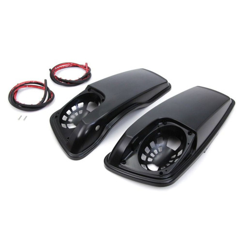 PartzBiz HD: 3451371-Left Right Saddlebag Lid Set Pair Lids Speaker Cutouts 2014-2020 Harley Touring
