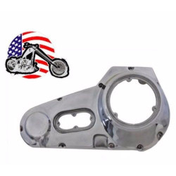 PartzBiz HD 43-0208 - Polished Outer Primary Cover Guard Harley 70-84 Shovelhead Big Twin FLH FLHT PartzBiz HD 43-0208 - Polished Outer Primary Cover Guard Harley 70-84 Shovelhead Big Twin FLH FLHT